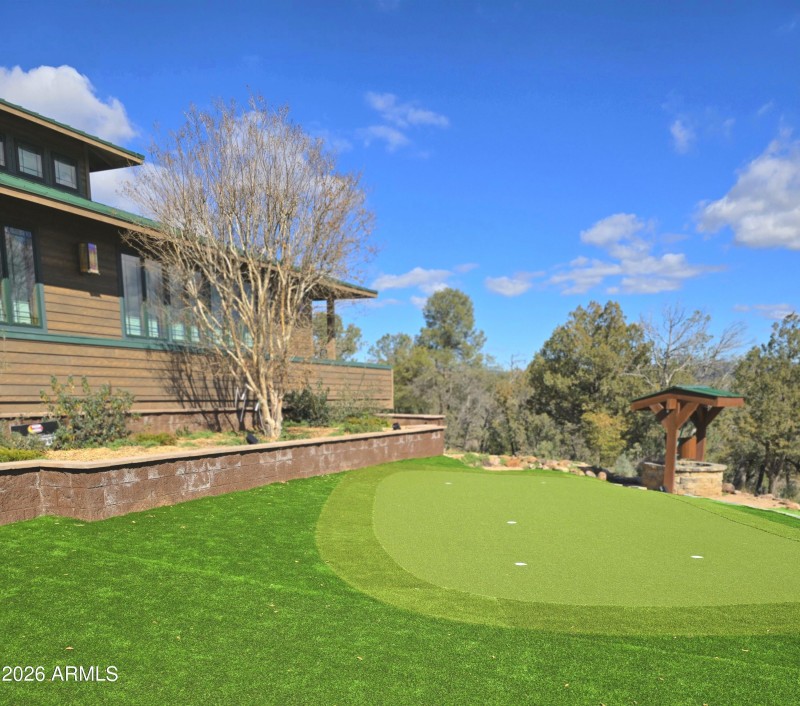 Front Yard Putting Green