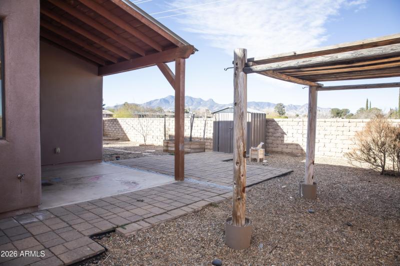 Backyard With Storage