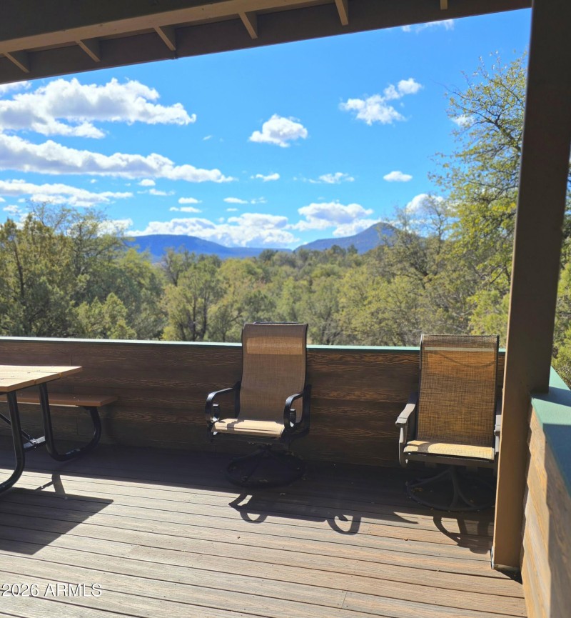 Covered Porch View to West