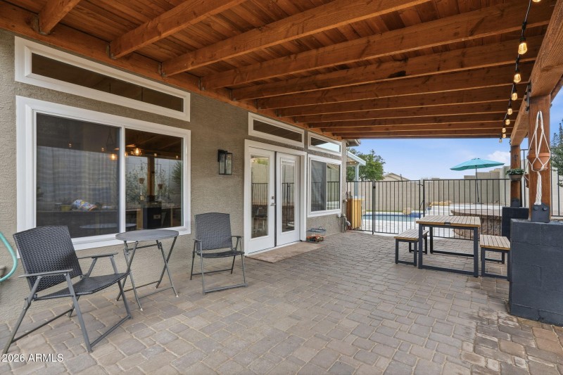 Expansive paver patios