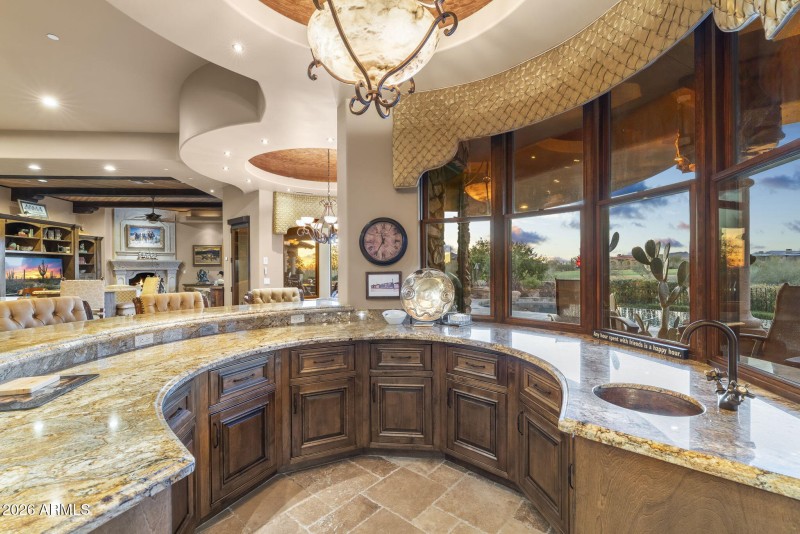 Pass through to patio and pool