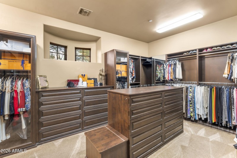 large primary closet