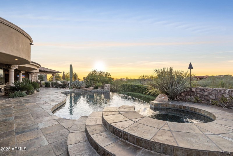 Take in Sunset from the Spa