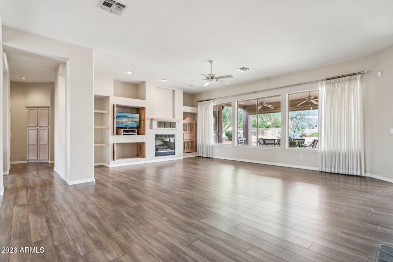 Spacious Family room