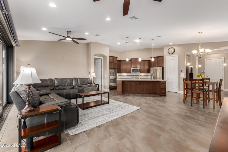 Kitchen and Living area