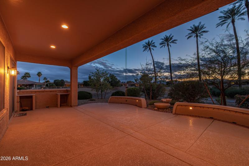 Evening View From Patio