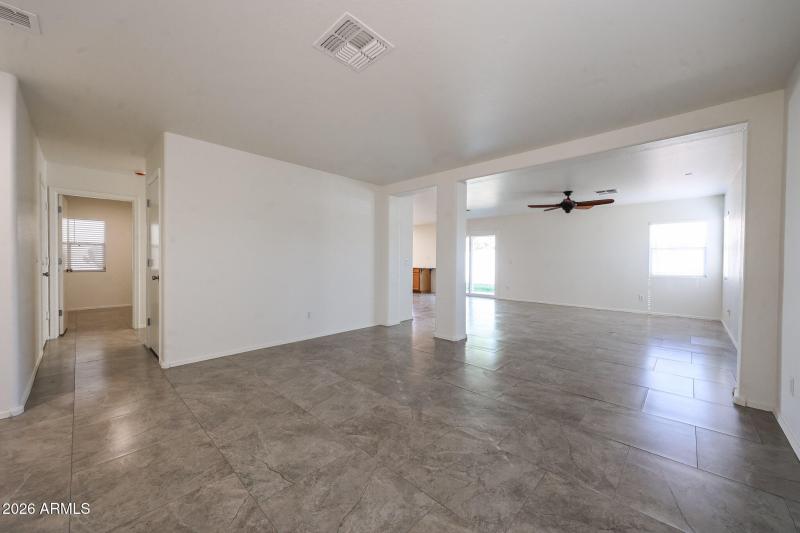 The view from the front door.