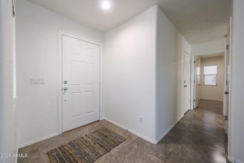 The laundry room down the hall.