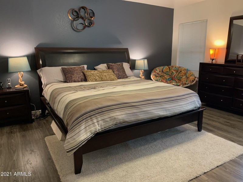 Remodeled primary bedroom