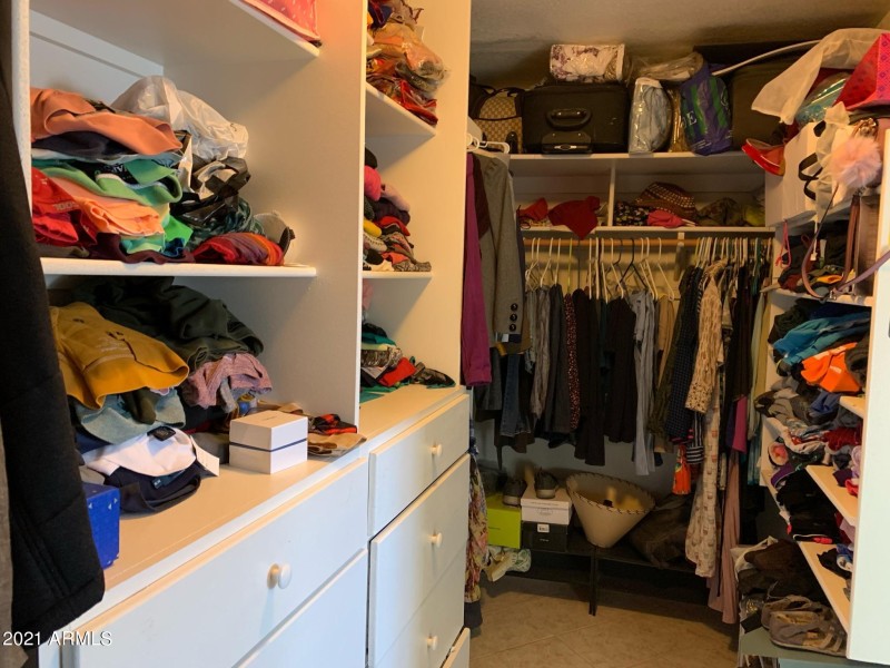 Custom primary closet