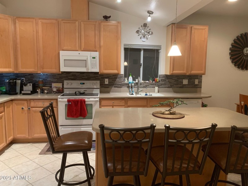 Built in microwave and 42 inch cabinets