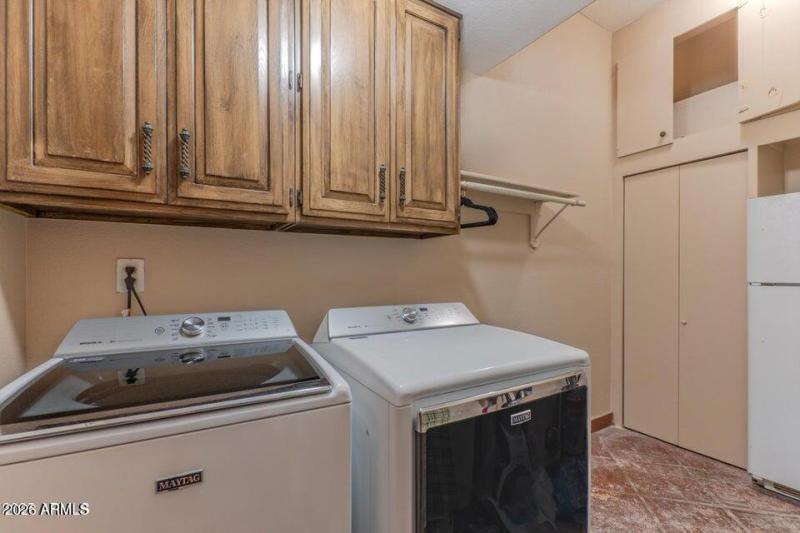 Laundry and storage room