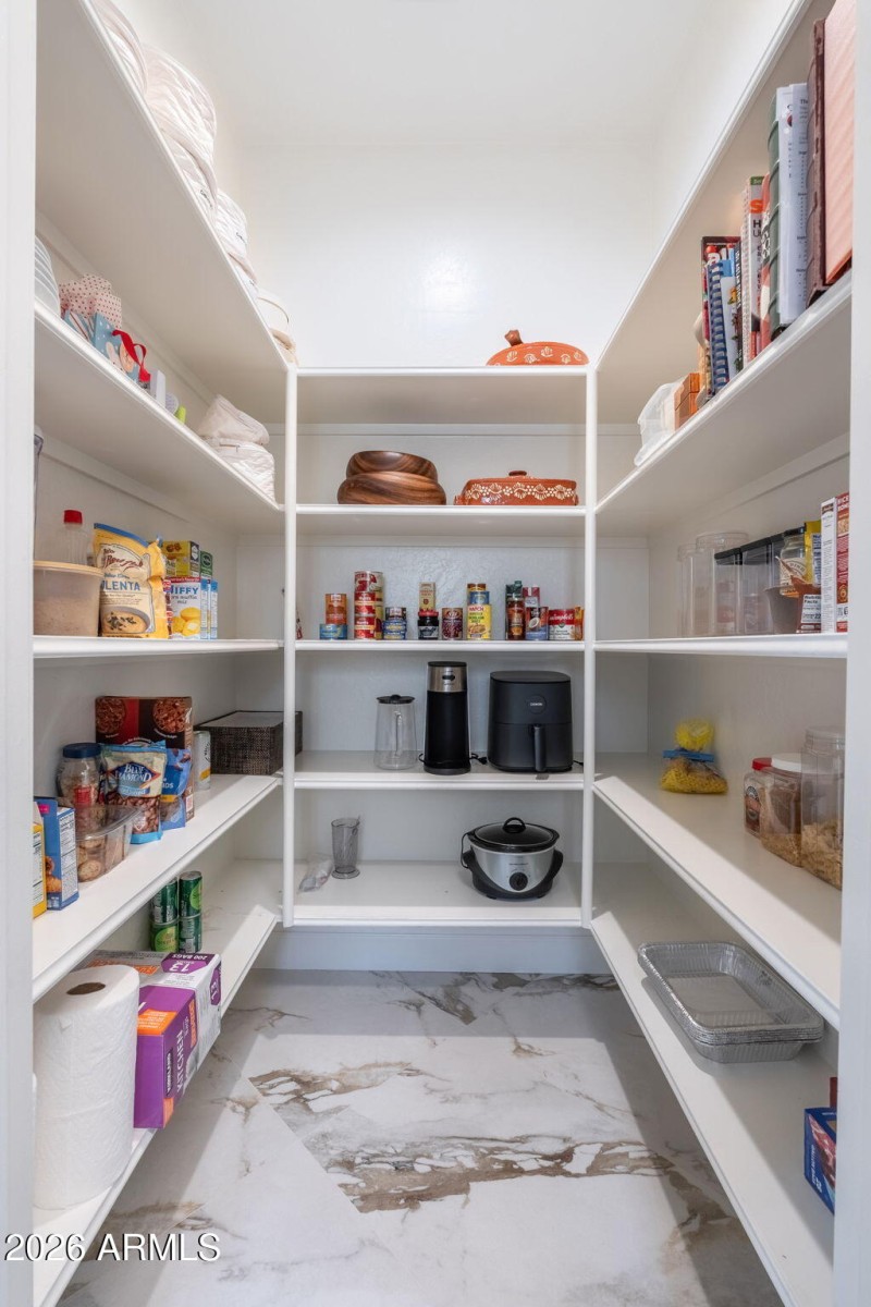 Pantry in Laundry Room