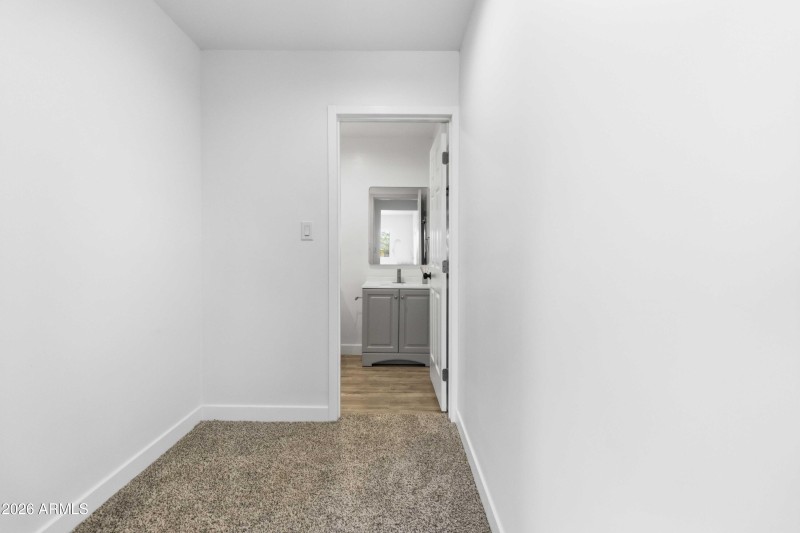 Main bedroom and bathroom