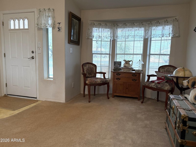 Foyer and Living Room