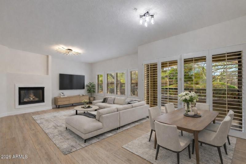 Great Room and Dining Area