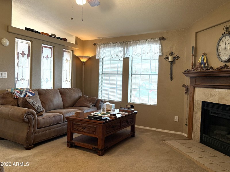 Family room with fireplace (2)