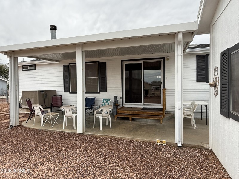 Back Patio Covered