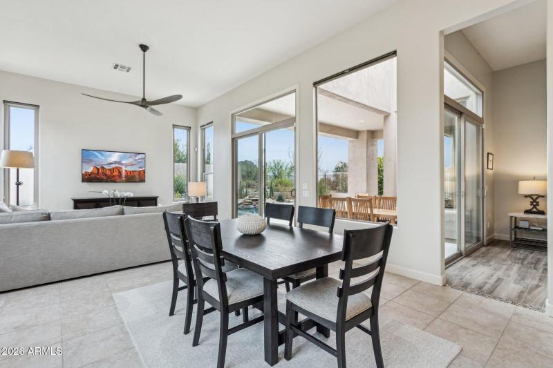 Dining Area Open to Family Room
