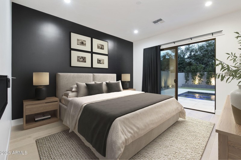 Primary Bedroom With Digital Furniture