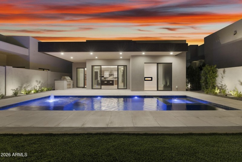 Backyard Pool Straight On