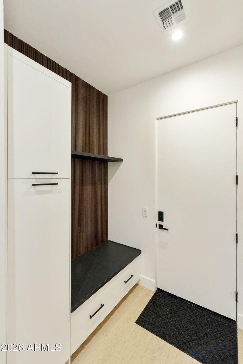 Storage Area Entering Garage