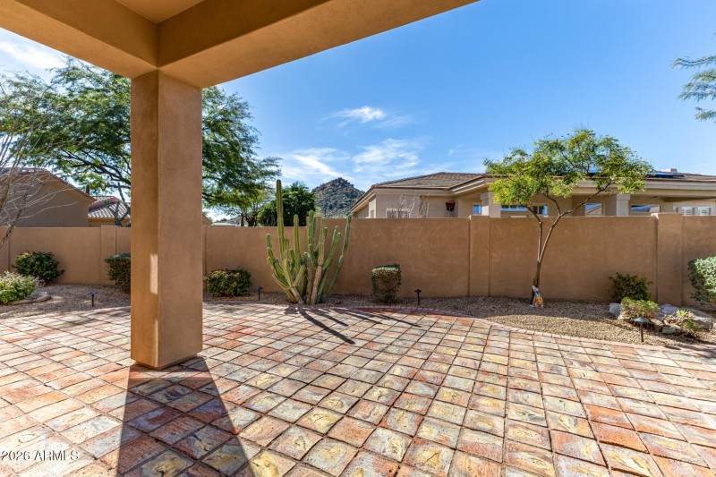 Rear Patio