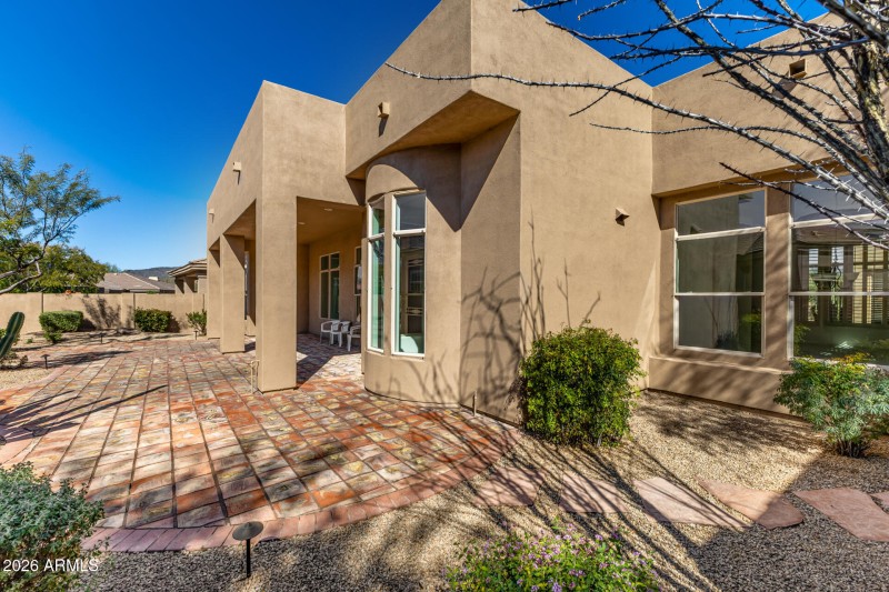 Rear Patio