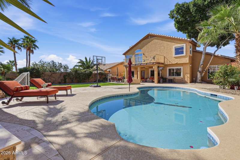 Back of house from the backyard