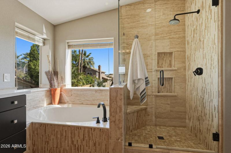 Master tub and shower