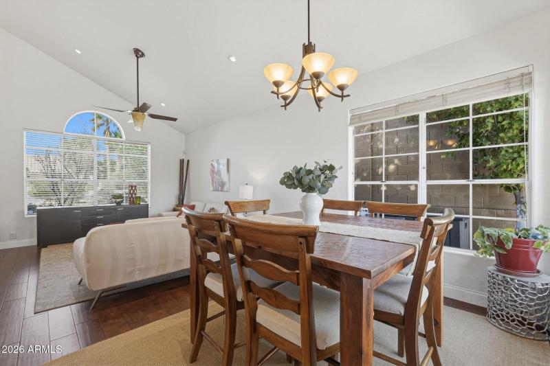 Dining room to living room