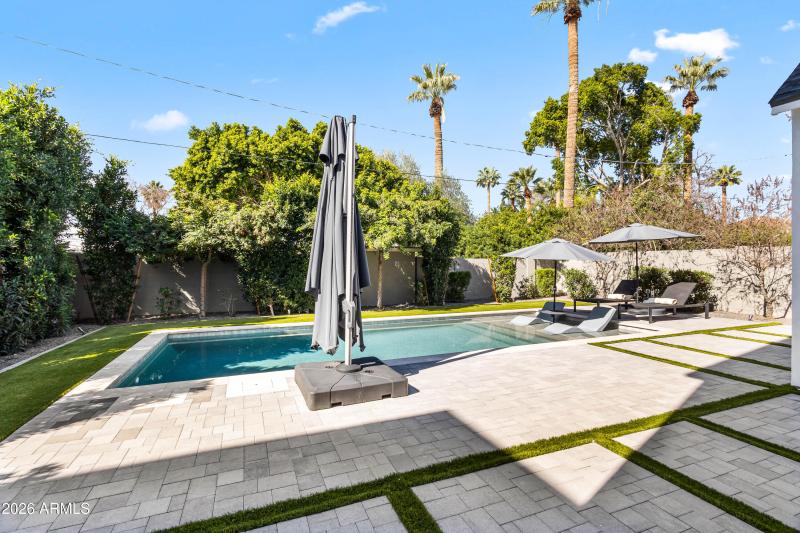 Custom pavers and turf