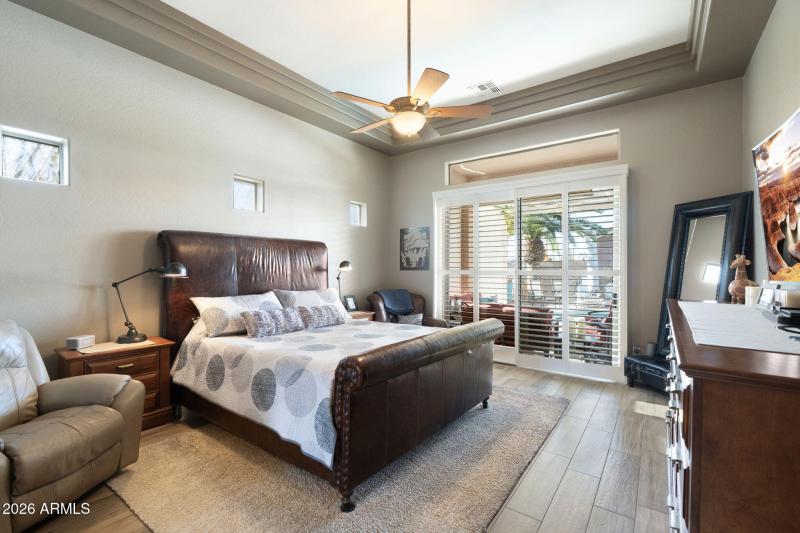 Master Bedroom with Cathedral Ceiling