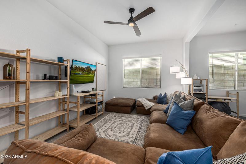 Flex Area being used as a den