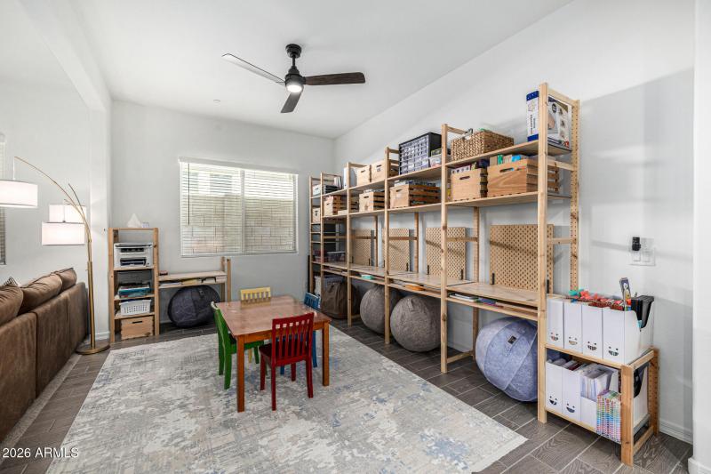 Flex Area used as playroom