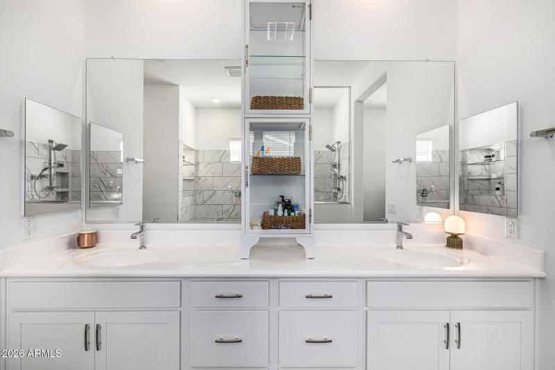 Beautiful Vanity with Dual Sinks