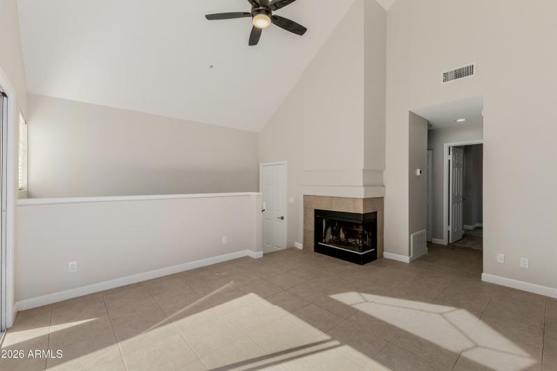 Great room to bathroom/primary room