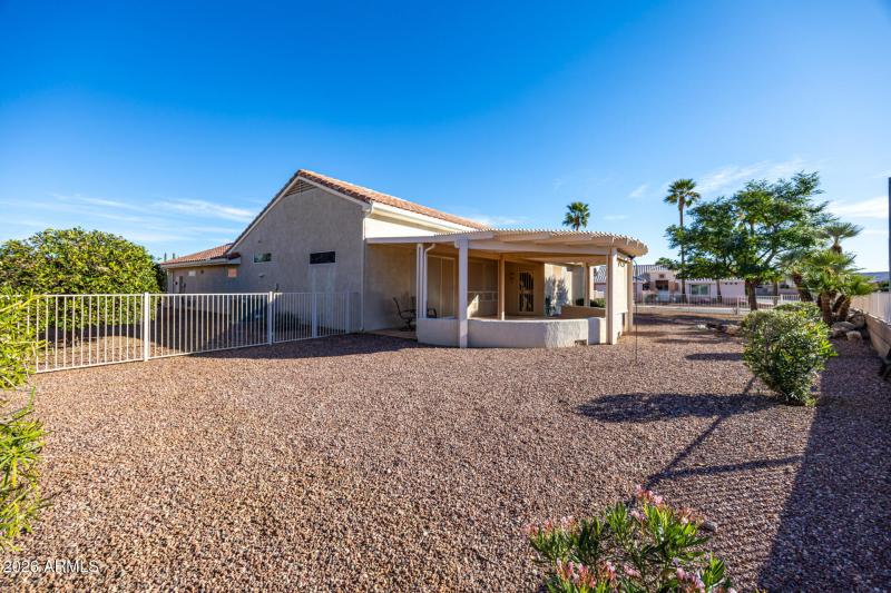 37 Fully fenced w gate on one side