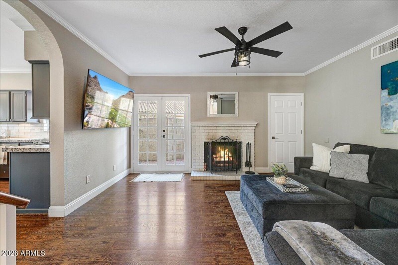 Family Room with Fireplace
