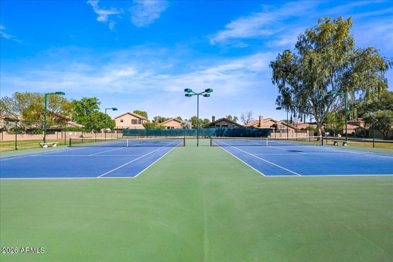 Two Tennis Courts