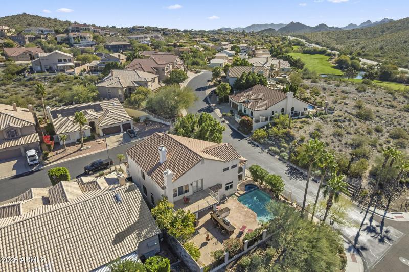 Aerial View of Backyard