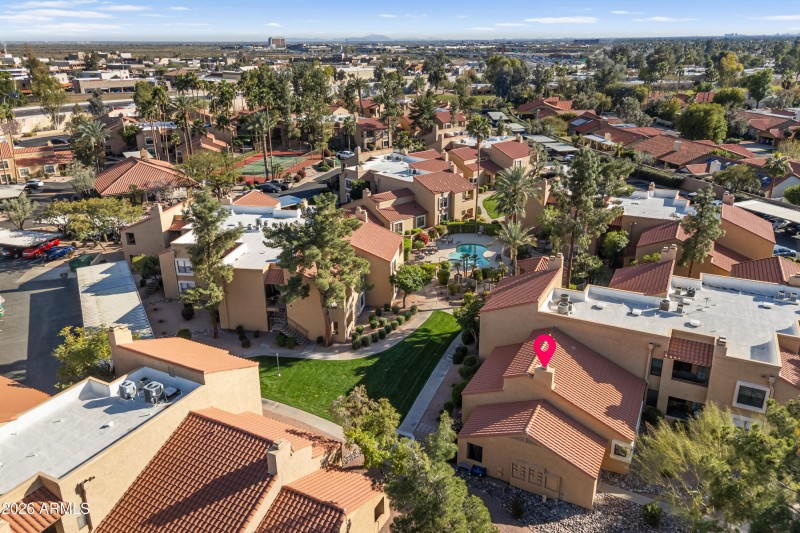 Drone View of Community