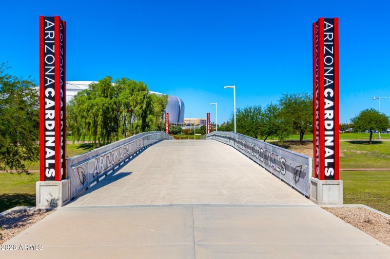 CARDINALS STADIUM bridge entry