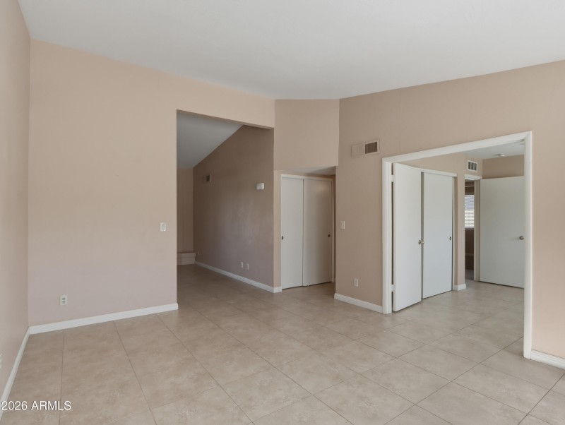 Living Room looking at Bedroom/Office