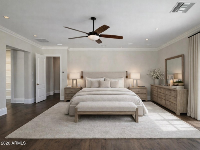 Upstairs Bedroom 2 Staged