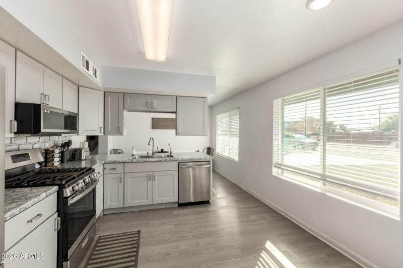 Kitchen looking South