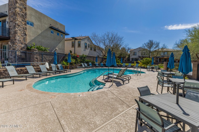 Community Pool and Spa area