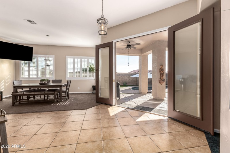 Indoor/outdoor living!