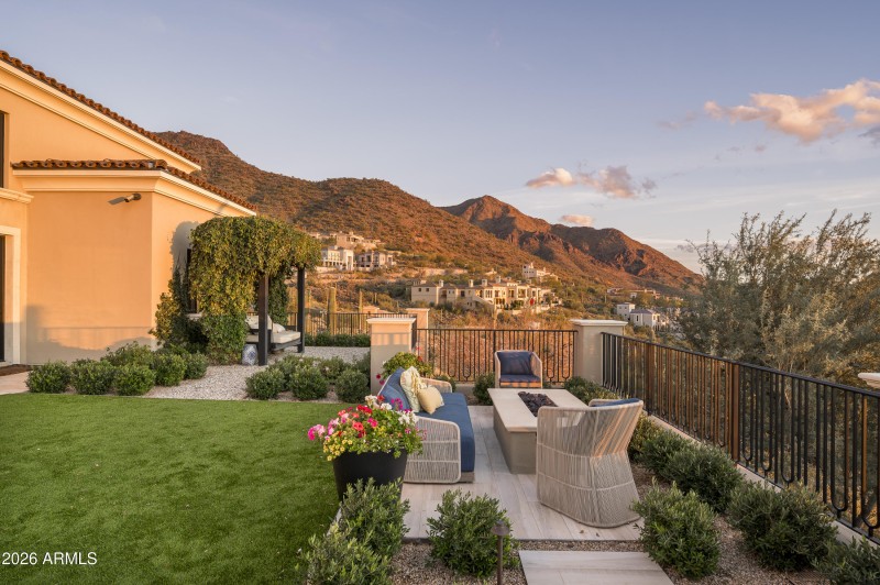 Backyard Fireplace Views