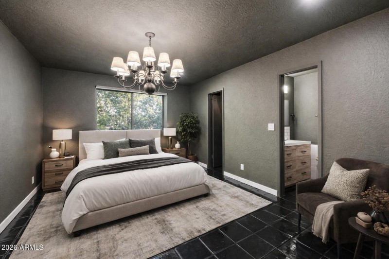 Virtually Staged Bedroom